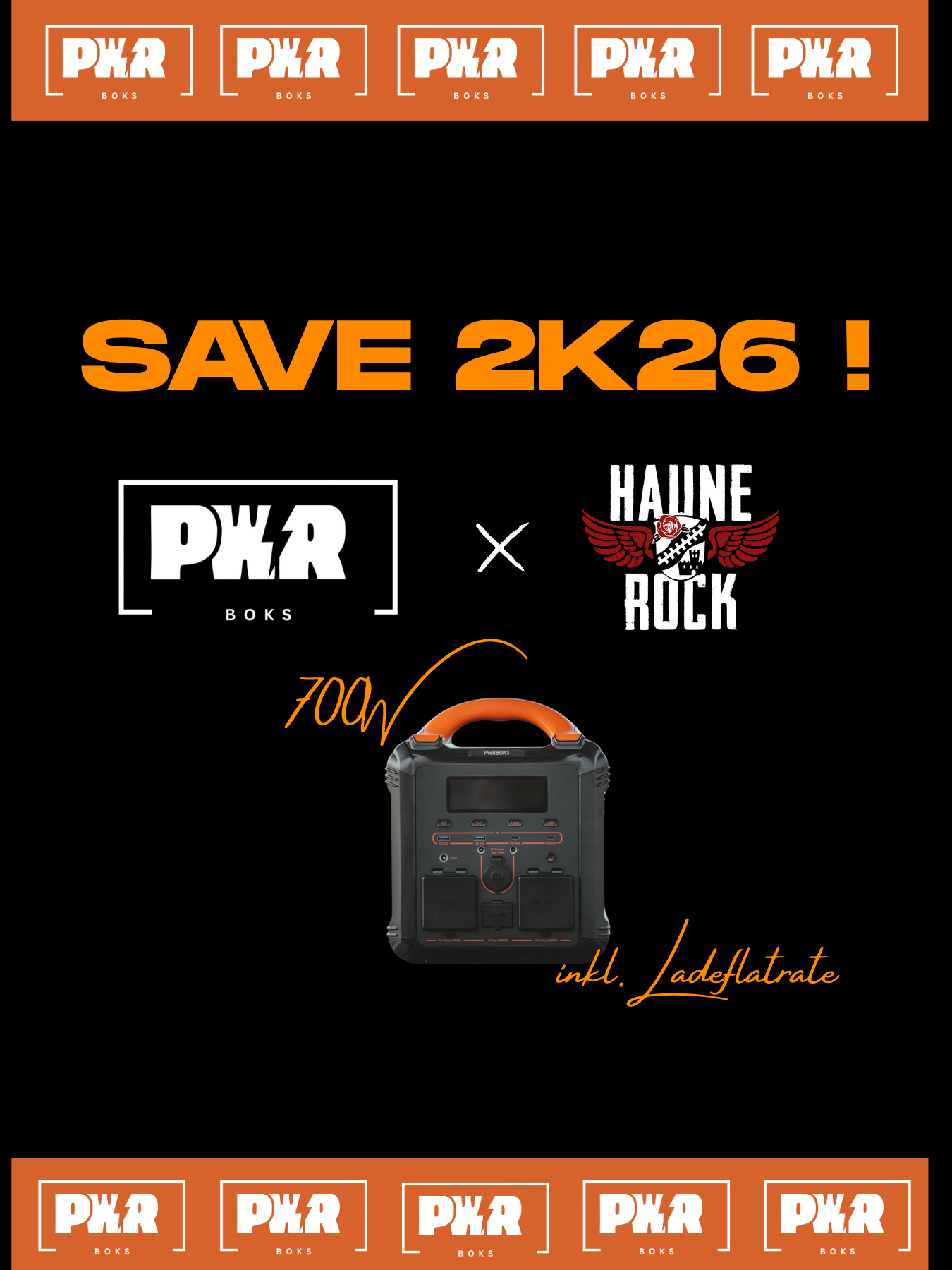 Haune Rock 2026 PWRBOKS Flatrate – Bild 2