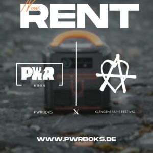 Klangtherapie Festival 2026 <br/>Start: Donnerstag 31.Juli 2025  <br/> Ende: Sonntag, 03. Aug 2025  – 20:00 PWRBOKS- <br/>rent your energy 4days<br/>